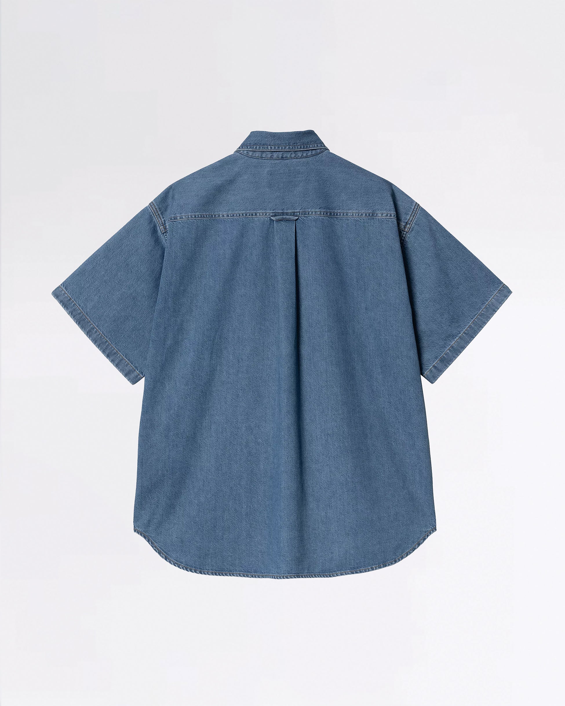 S/S LUCAS SHIRT BLUE STONE WASHED